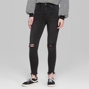 Wild Fable Ripped High-Rise Skinny Jeans